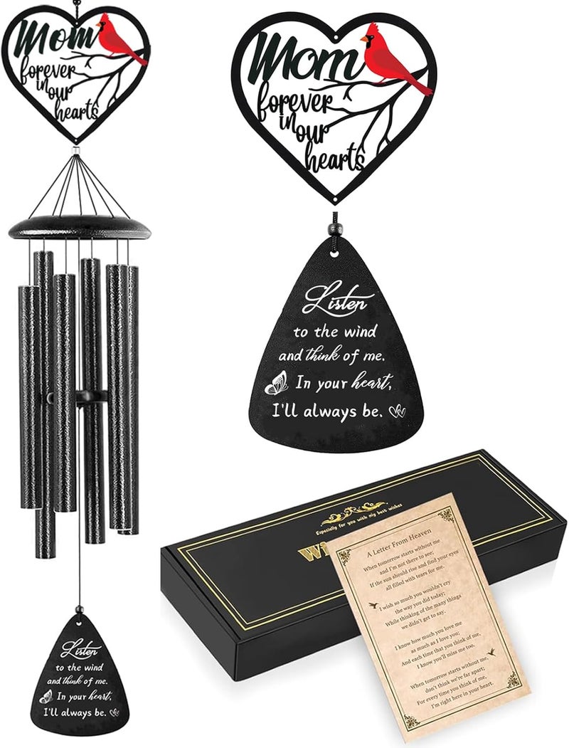 VENBEEL Sympathy Gifts for Loss of Mom, Memorial Wind Chimes for Loss of Mother, Condolence Bereavement Remembrance Gift in Memory of Mom - Image 1